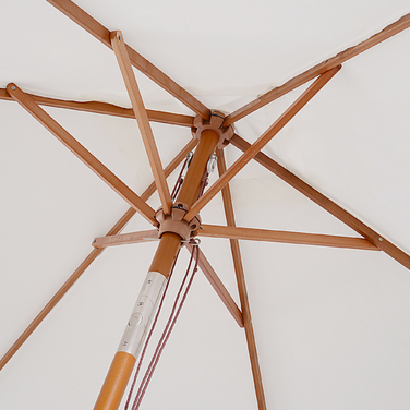 Сонячний парасолька 200 x 150 x 235 см. Регульована сонячна парасолька для саду з 3-ступінчатим регулюванням, прямокутна, пляжна/вулична парасолька, водовідштовхувальна та захищає від ультрафіолету, для пляжу, балкону, тераси, саду, кремово-білий