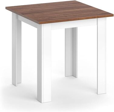 Стільниця для обіднього столу Vicco Karlos, 80x80 см, антрацит, горіхове дерево