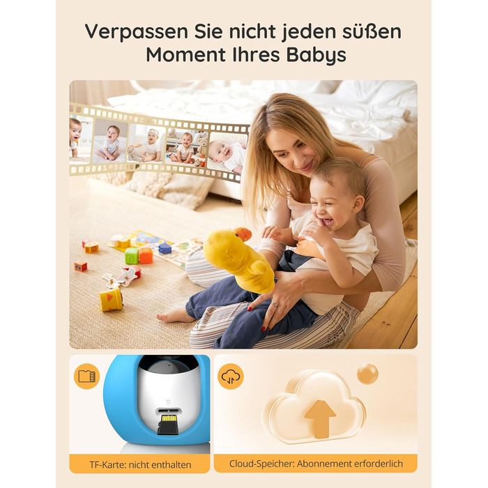 Відеоняня JolyWell з камерою та додатком, 5