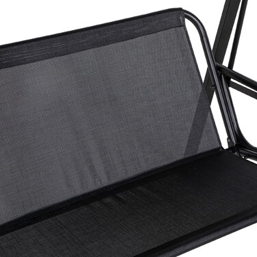 Подвійне садове крісло-гойдалка 