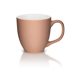 Чашка Mahlwerck XXL, велика порцелянова кавова чашка з матовою м'якою на дотик поверхнею, з м'якою карамеллю, 400-450 мл