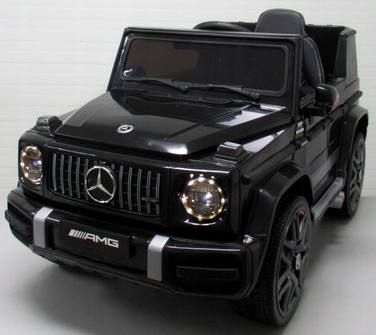 Дитячий електромобіль Mercedes G63 з шкіряним сидінням та пультом керування