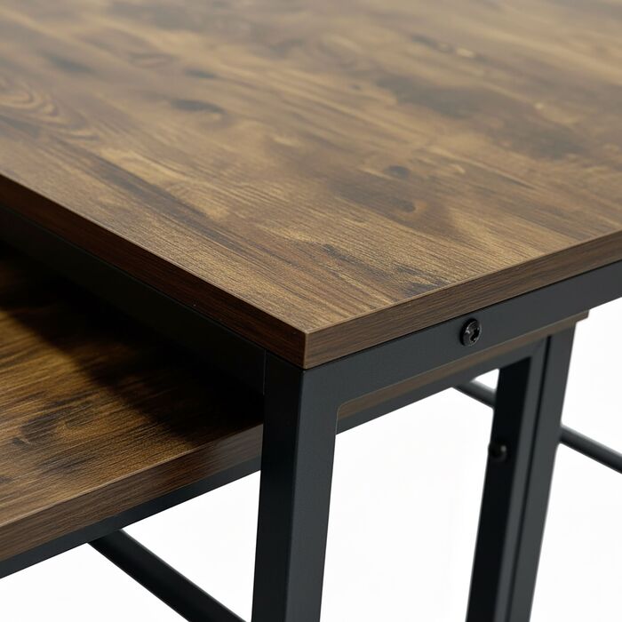 Набір столиків Relaxdays - 2 шт. в індустріальному стилі