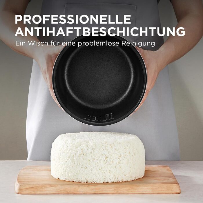 Мультиварка Midea Reiskocher 5 л: 11 програм, рисоварка, супниця, тушкувальник, пароварка, таймер, 24 год підігріву, чорний/сріблястий