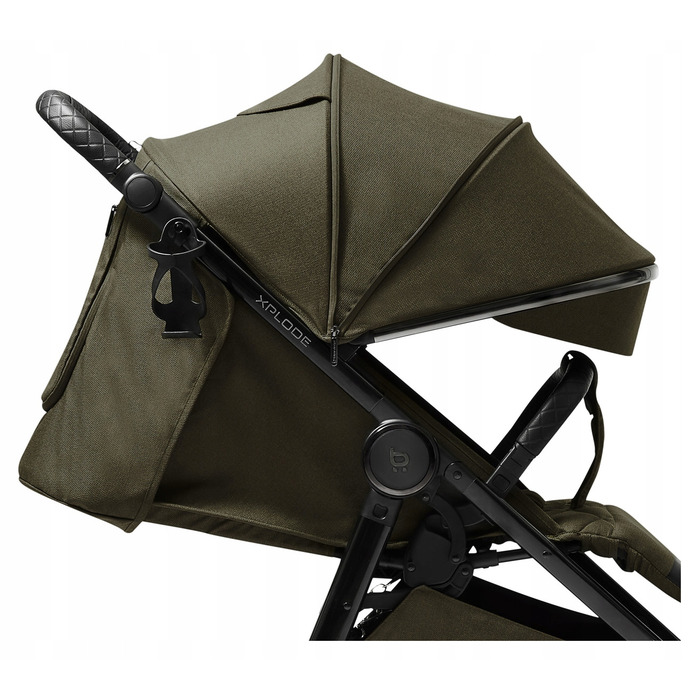 Дитячий прогулянковий візок 4BABY Xplode, зелений, алюмінієвий, з можливістю компактного складання