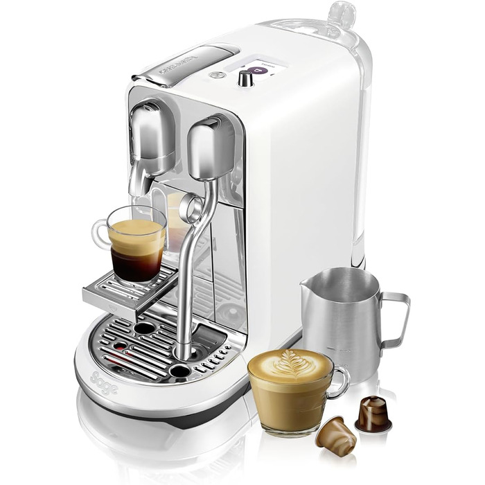 Кавомашина Sage Creatista Plus SNE800, перлинно-біла, Sea Salt