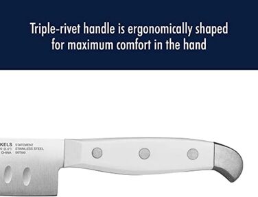 Набір кухонних ножів HENCKELS 17550-000, нержавіюча сталь, 15 предметів, білий