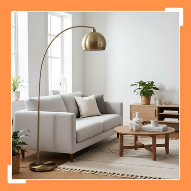 Relaxdays: Арка-настільна лампа з металу