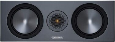 Монітор Audio Bronze C150 6G центральний динамік, чорний, 2-смуговий, 8 Ом, 120 Вт, магнітний чохол, пасивний