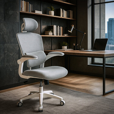 Підліткове офісне крісло Mealux Junior Air Grey (арт. HF-T1 F/G)