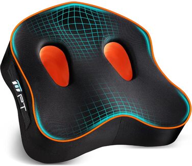 Ергономічна подушка для сидіння з memory foam для офісного крісла та авто, подушка для офісу, авто та дому, знімна та пральна наволочка, неслизька M (60–85 кг) (XL-Mittel (60–100 кг))