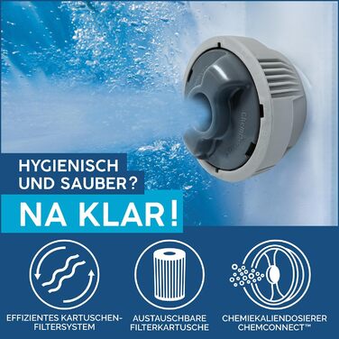 Надувний гідромасажний басейн-джакузі Bestway Lay-Z-Spa AirJet Palm Springs з LED-підсвіткою на 6 осіб, 196 x 66 см