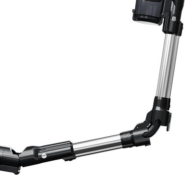 TurboTronic StormStick: акумуляторний пилосос 120 Вт з фільтром MIF та 5 м кабелем, 11kPA, циклон-технологія, чорний