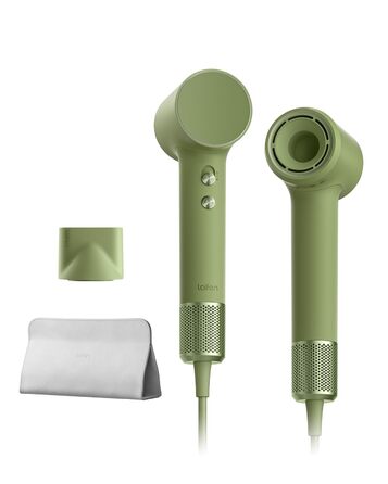 Компактний фен для волосся Laifen Mini з безщітковим двигуном (110 000 об/хв) та іонізацією, швидке сушіння, низький рівень шуму, колір зелений