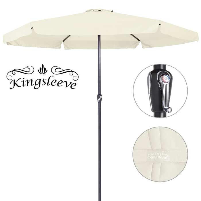 Parasol Maui Beige Ø330см Захист від ультрафіолету 80+