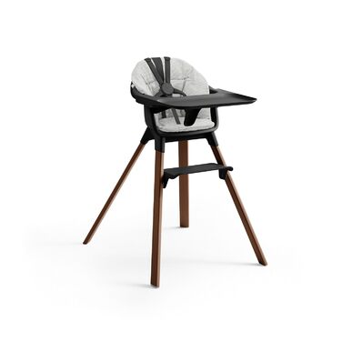 Дитячий стільчик Stokke Clikk, Black/Warm Brown - комплект з підносом та ременем безпеки, 6-36 місяців