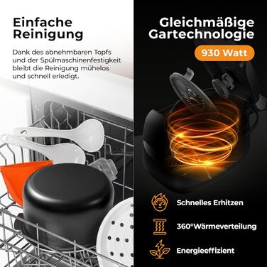 Бальтер Мультиварка-рисоварка, 4л, 18 програм, Fuzzy Logic, з аксесуарами та рецептами