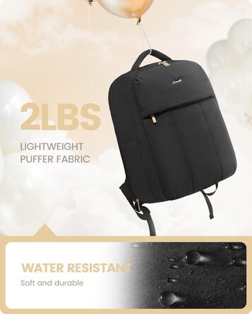 LOVEVOOK Рюкзак для ручної поклажі, 40L, для подорожей, з відділенням для взуття та ноутбука 17 дюймів, водонепроникний, для жінок