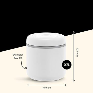 Контейнер для кави та продуктів з вакуумним насосом, 1,2 л