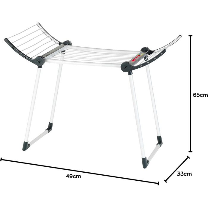 Вішалка для сушіння Vileda, біла, 6735 -