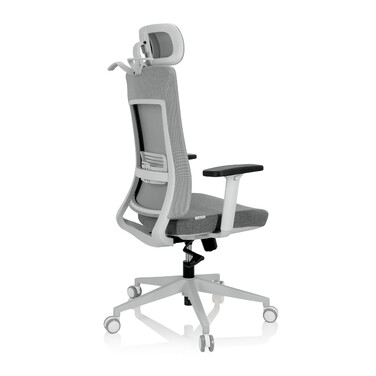 Офісне крісло COMFIO WMH з сірої сітчастої тканини / тканини hjh OFFICE