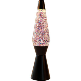 Блискітки Lavalamp Zwart/Roze Glitter, 40 см