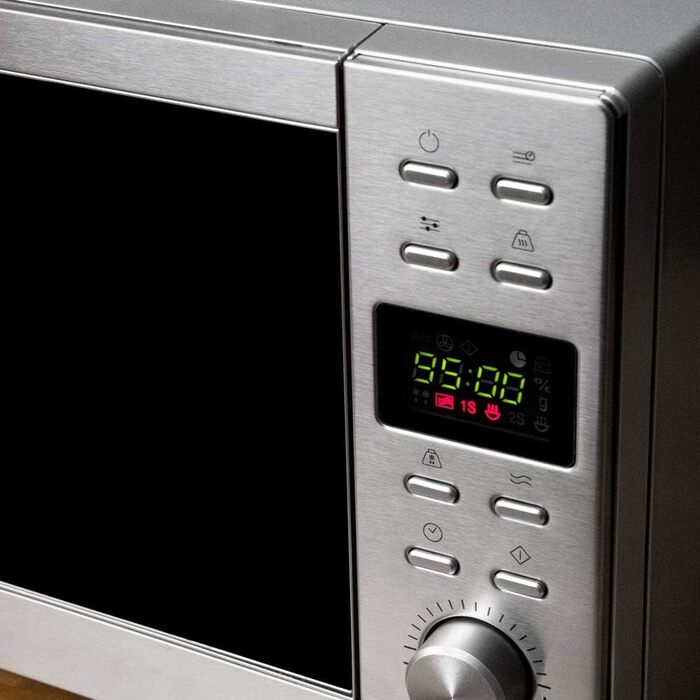 Мікрохвильова піч Cecotec GrandHeat 2500 Flatbed Touch White 800 Вт 20 л з сенсорним керуванням та 8 програмами