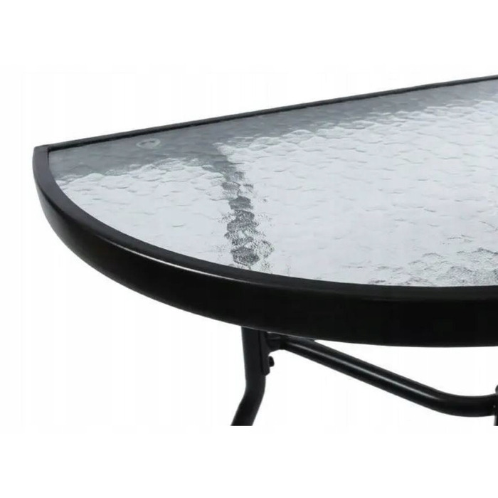 Комплект садових меблів Atos, метал, чорний, 3 предмети