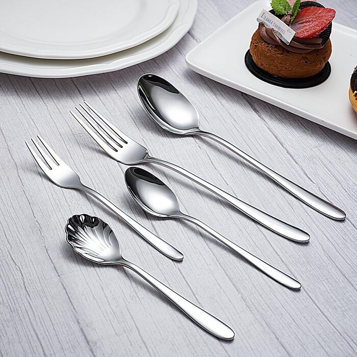Набір столових приборів Karl Hausmann на 12 осіб (72 шт.) - нержавіюча сталь, безпечний для миття в посудомийній машині
