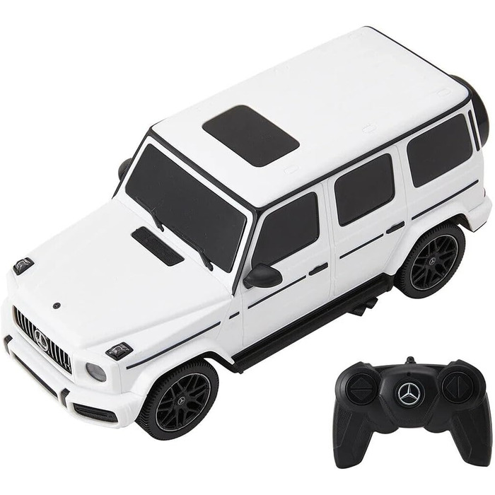 Радіокерований Mercedes-Benz G63 AMG 1:24, чорний – ліцензійна модель з амортизаторами, для дому та вулиці