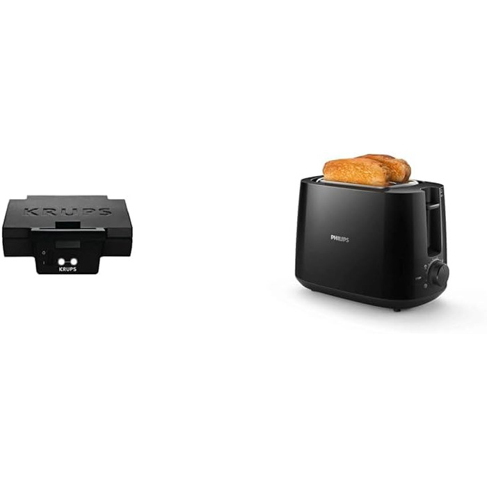 Sandwichmaker Krups FDK451: приготування тостів у формі трикутника, антипригарне покриття, 850 Вт