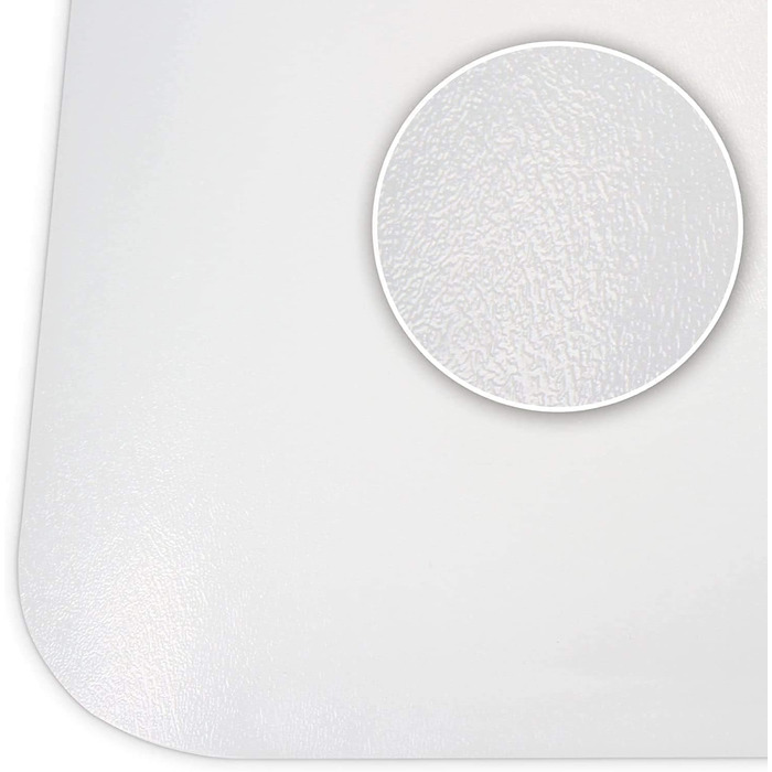 Захисна килимок KARAT для твердих підлог - 114 x 200 см, молочно-білий - захист для офісного крісла, килимок для паркету, ламінату, з поліпропілену (Revolution)