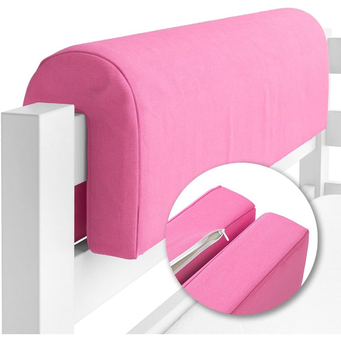 Бортик для ліжечка Bettumrandung, рожевий, 70x20 см - захист для безпечного сну дитини