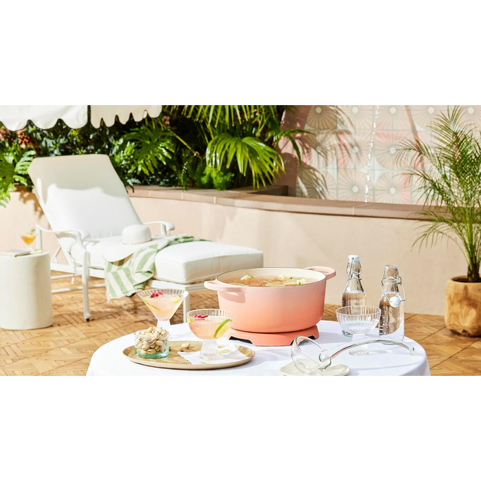 Le Creuset Signature Чавунна сковорода з кришкою, Ø кругла, 4.2 л, Ocean