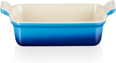 Форма для запікання Le Creuset прямокутна, 19 см, 1.1 л, Azure (бамбук)