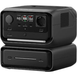 Портативна електростанція EcoFlow River 3 Max: 572 Wh, 1200 W, LFP-акумулятор, UPS < 10 ms, сонячний генератор для кемпінгу та RV