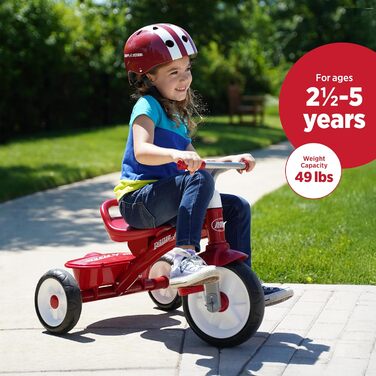 Триколісний велосипед Radio Flyer для малюків 2,5-5 років - ідеальний для прогулянок на вулиці