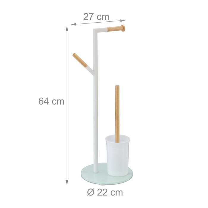Набір для чищення унітазу Relaxdays з 2 змінними насадками