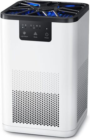 Повітряочисник Aroeve для спальні з ароматерапією, для дому, офісу, видаляє шерсть, пил, запах, 20dB