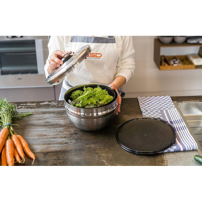 Побутова техніка GSD Salad Spinner, нержавіюча сталь, метал