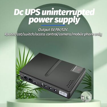 Mini UPS із захистом від перебоїв живлення, USB, 18 Вт, DC USV, батарея-резерв для камери, роутера, оптичного модему, 15 В, 24 В, POE, 5 В, 9 В, 12 В (EU-штекер)