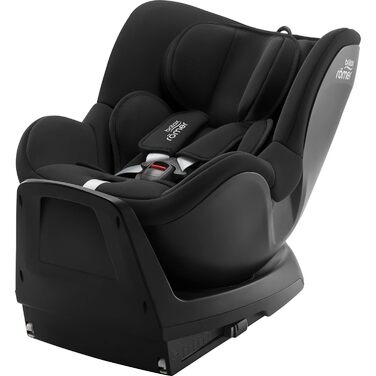 Автокрісло BRITAX RMER DUALFIX PLUS, включаючи вкладиш для новонароджених та ISOFIX, для дітей від 40-105 см (i-Size), народження - 4 роки, (Space Black)