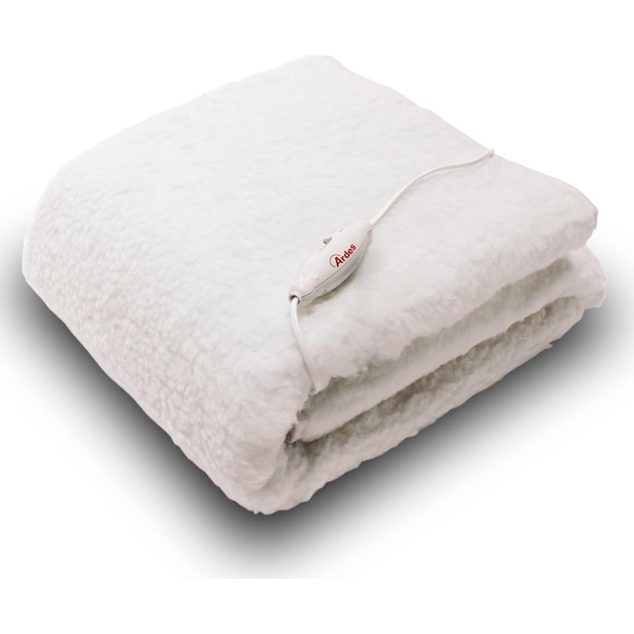 Електрична ковдра ARDES MORPHEO для двоспального ліжка - регульована температура, 100% поліестер, біла