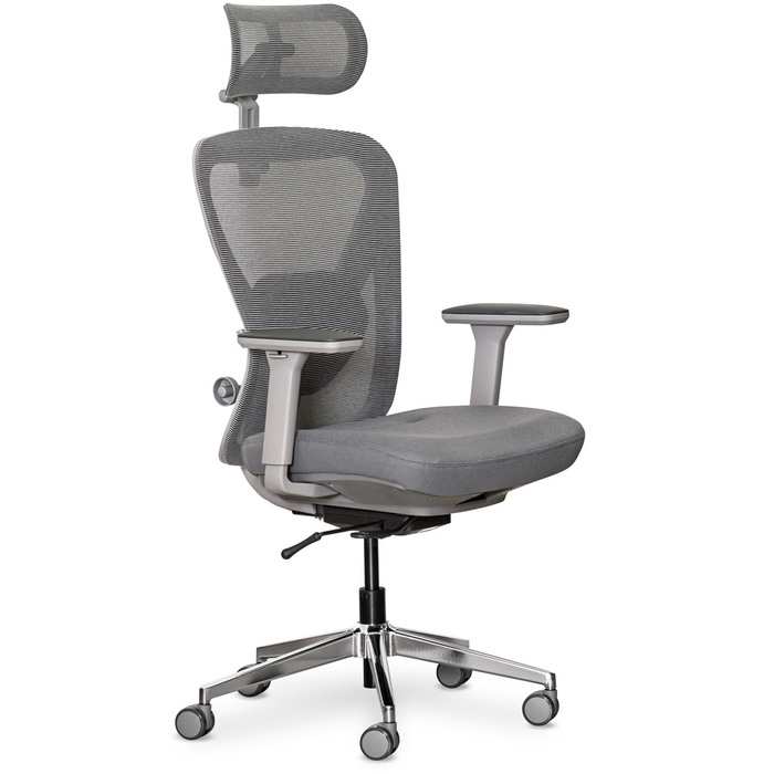 Крісло Mealux Q1 Air Fabric Grey (арт. HF Q-1 F/G)