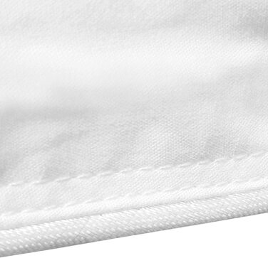 Високоякісна подушка 80х80см (наповнювач із синтетичних волокон) із захисним чохлом із 100 бавовни, пуху, підходить для алергії на домашній пил Thermo Balance