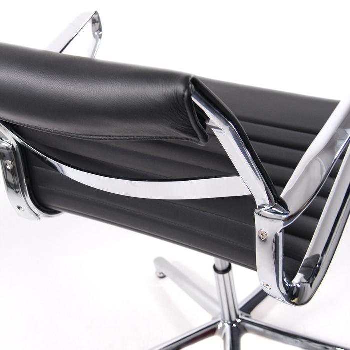Крісло для конференцій / Крісло для відвідувачів PARIBA V IV Leather Black HJH OFFICE