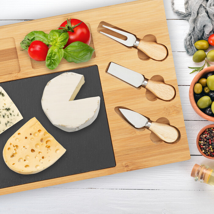 Relaxdays Cheese Board Набір з 3 ножів для сиру