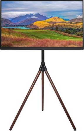 Підставка для телевізора TECHLY 49-70 дюймів (LCD/LED/Plasma) - темний горіх