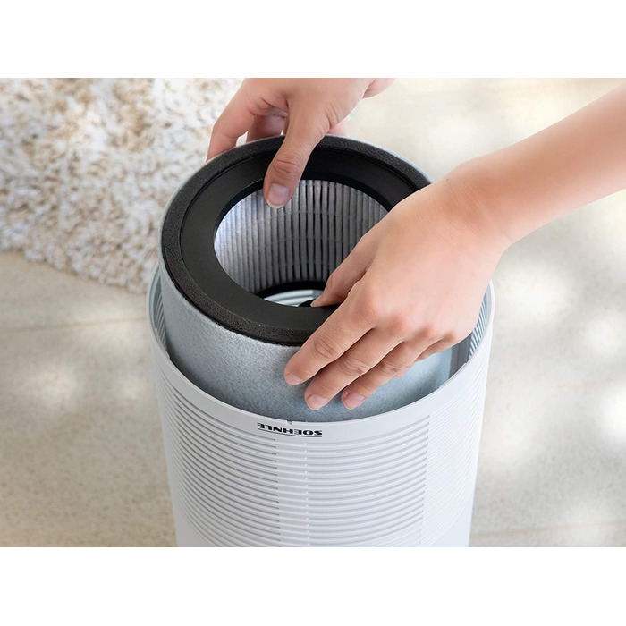 Повітряний очисник Soehnle AirFresh Clean 400 з 4-ступеневою системою очищення, Hepa та вугільним фільтром, UV-C світлом, для алергіків