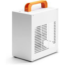 Компактний корпус SGPC K39 ITX 5L зі сталі з акриловою панеллю, 1U блок живлення, фронтальні порти USB і Type-C, вентиляція, знімні ручки